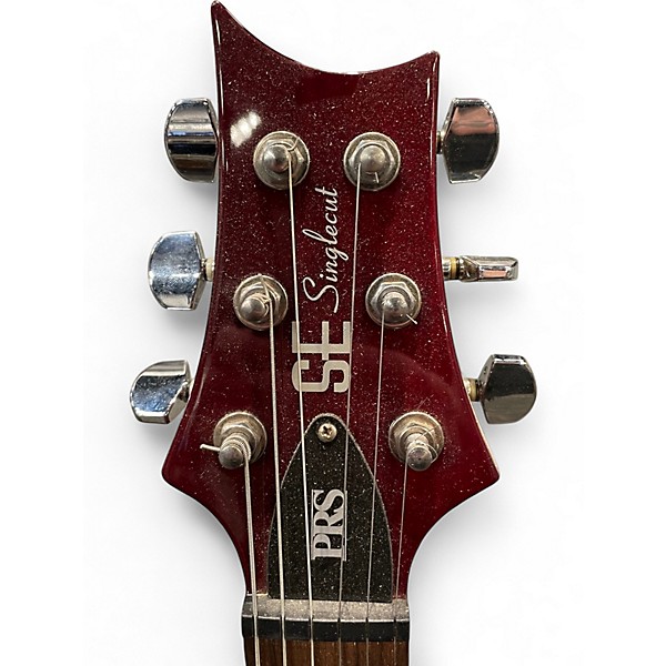 Used PRS Singlecut SE Crimson Red Trans Solid Body Electric Guitar