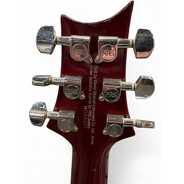 Used PRS Singlecut SE Crimson Red Trans Solid Body Electric Guitar
