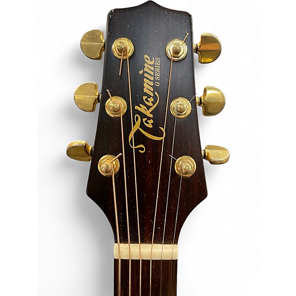 Used Takamine EG-15C Natural Acoustic Electric Guitar