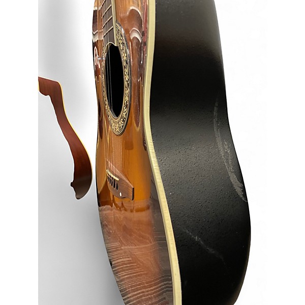 Used Ovation 1117-1 Sunburst Acoustic Guitar