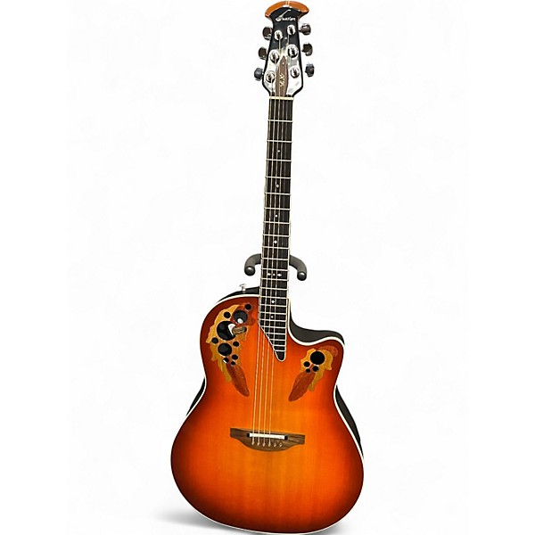 Used Ovation STANDARD ELITE 6778LX 2 Tone Sunburst Acoustic Guitar
