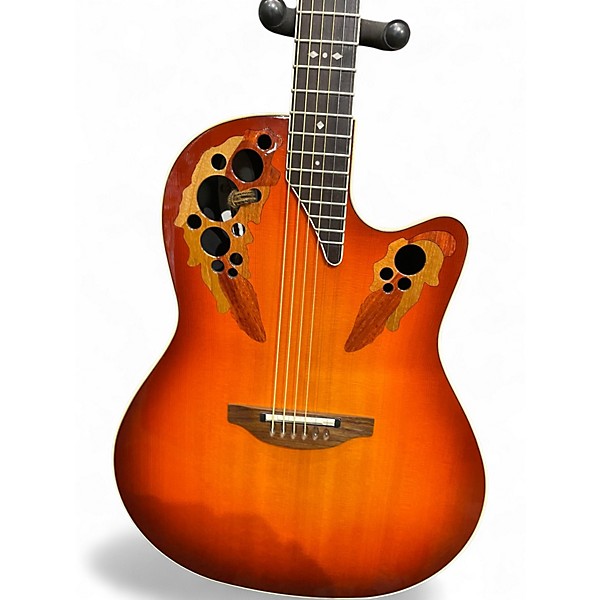 Used Ovation STANDARD ELITE 6778LX 2 Tone Sunburst Acoustic Guitar