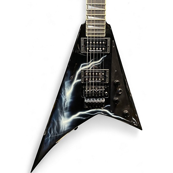 Used Jackson RR1T USA Select Randy Rhoads Lightning Sky Solid Body Electric Guitar