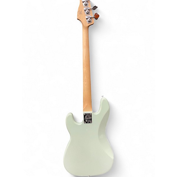 Used Squier Sonic Precision Bass Surf Green Electric Bass Guitar