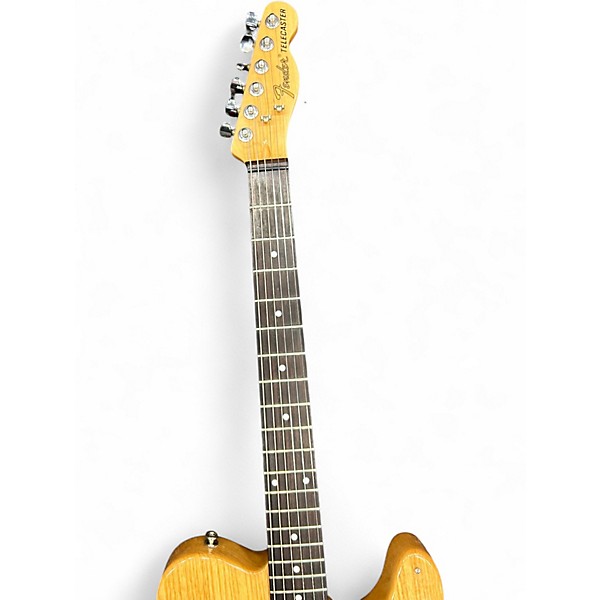 Used Fender JA90 Jim Adkins Thinline Telecaster Natural Hollow Body Electric Guitar