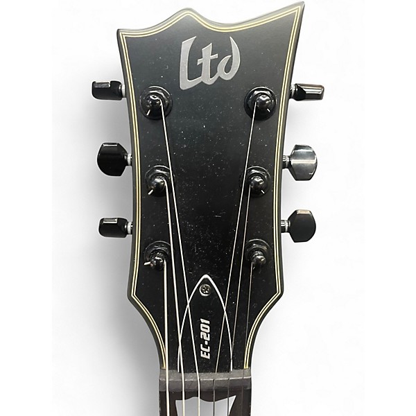 Used ESP LTD EC201 Satin Black Solid Body Electric Guitar