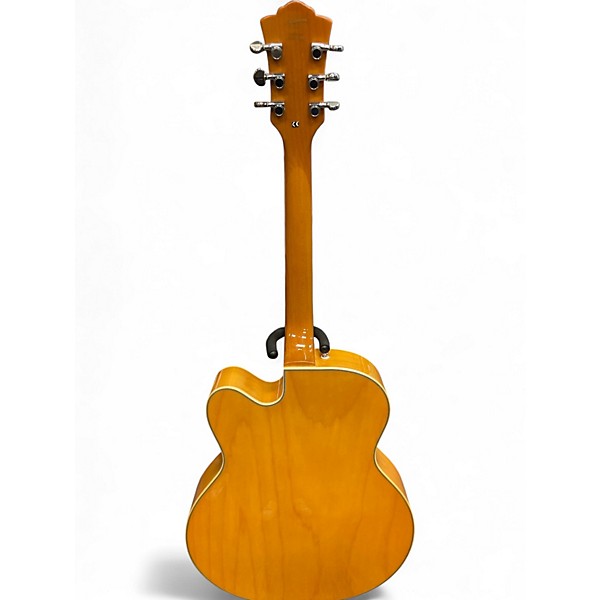 Used DeArmond X155 Natural Hollow Body Electric Guitar