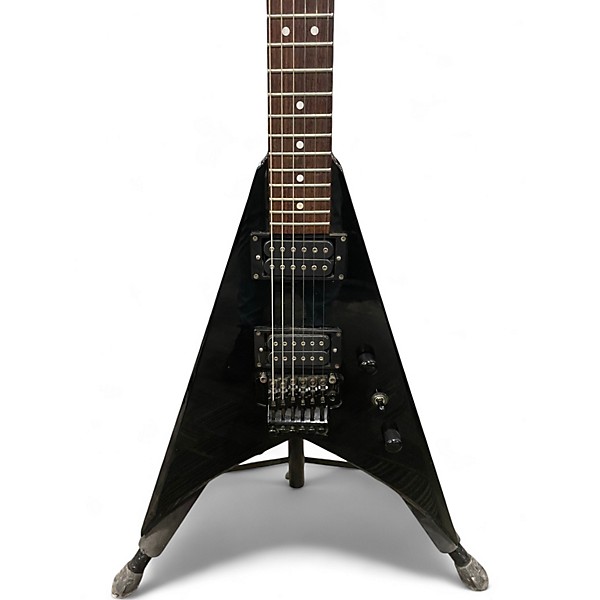 Used Jackson King V Black Solid Body Electric Guitar
