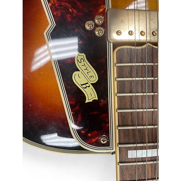 Used D'Angelico EX STYLE B 3 Color Sunburst Hollow Body Electric Guitar