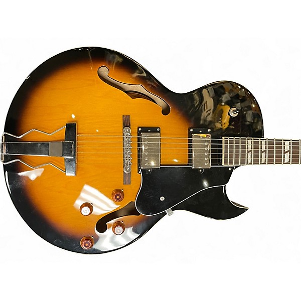 Used 2012 Epiphone ES175 Reissue 2 Color Sunburst Hollow Body Electric Guitar