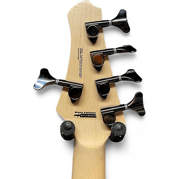 Used MTD Kingston Saratoga Deluxe 5 Trans Black Burst Electric Bass Guitar