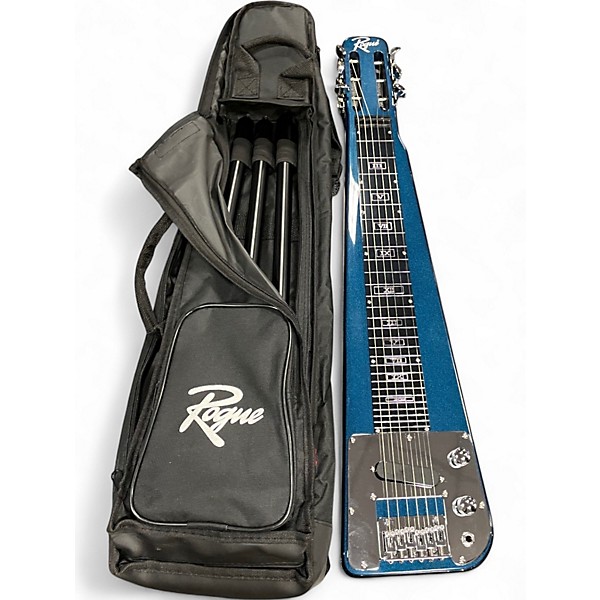 Used Rogue RLS1MBL Blue Lap Steel