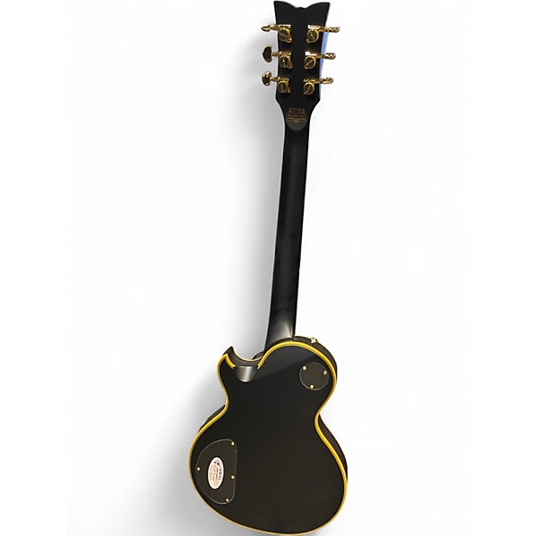 Used Schecter Guitar Research DIAMOND SERIES SOLO II CUSTOM Black and Gold Solid Body Electric Guitar