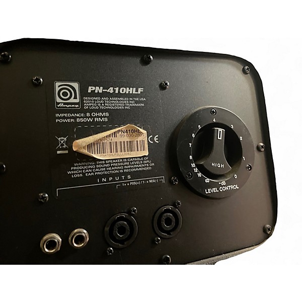 Used Ampeg PN410HLF 850W 4x10 Bass Cabinet