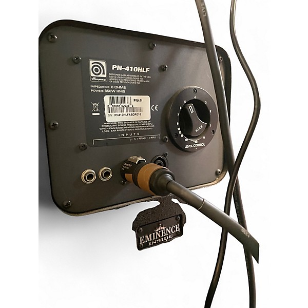 Used Ampeg PN410HLF 850W 4x10 Bass Cabinet