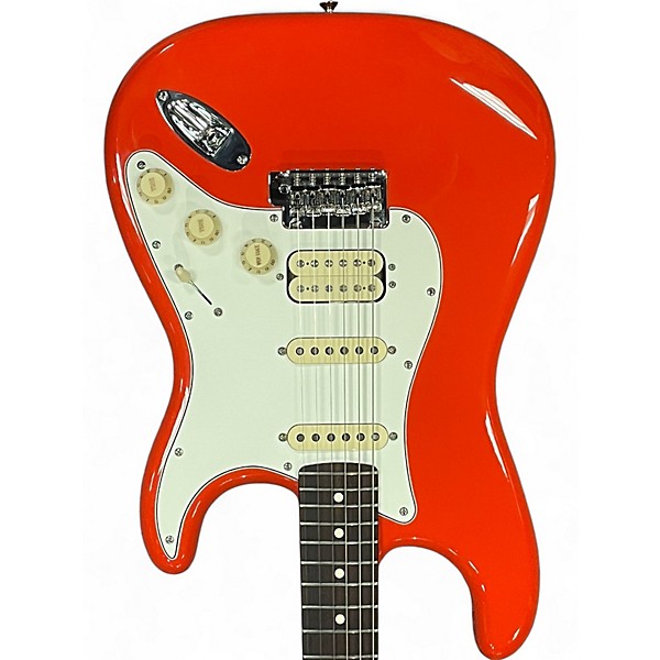 Used Fender PLAYER II STRAT HSS Red Solid Body Electric Guitar