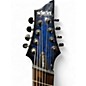 Used Schecter Guitar Research Omen Elite 8 Multiscale Blue Burst Solid Body Electric Guitar