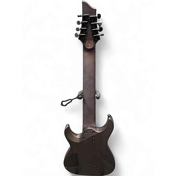 Used Schecter Guitar Research Omen Elite 8 Multiscale Blue Burst Solid Body Electric Guitar