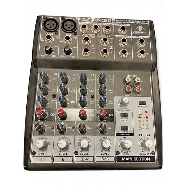 Used Behringer Xenyx 802 Unpowered Mixer