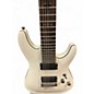 Used Schecter Guitar Research Schecter Demon-7 VINTAGE WHITE Solid Body Electric Guitar
