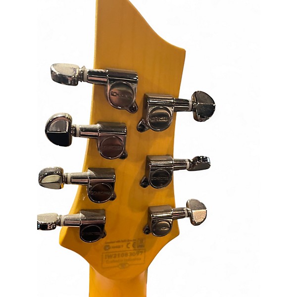 Used Schecter Guitar Research Schecter Demon-7 VINTAGE WHITE Solid Body Electric Guitar