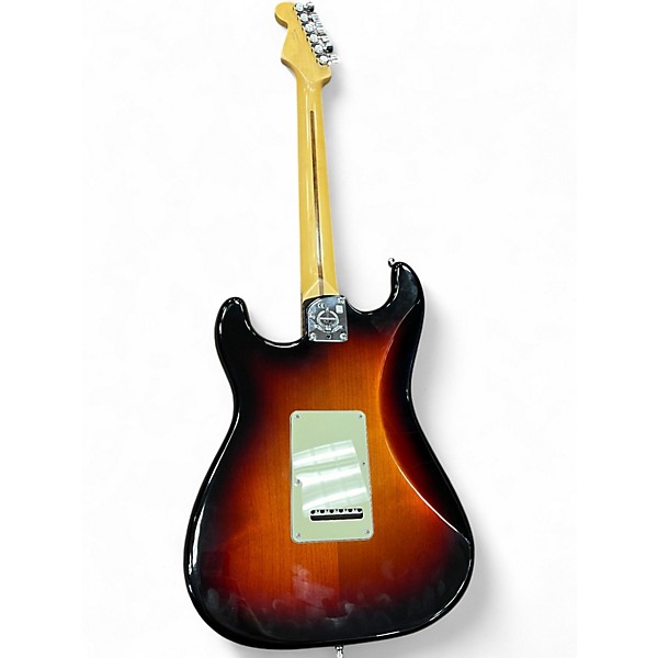 Used Fender American Deluxe Stratocaster 2 Tone Sunburst Solid Body Electric Guitar