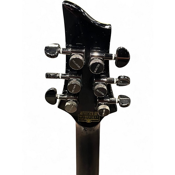 Used Schecter Guitar Research Blackjack C1 Gloss Black Solid Body Electric Guitar