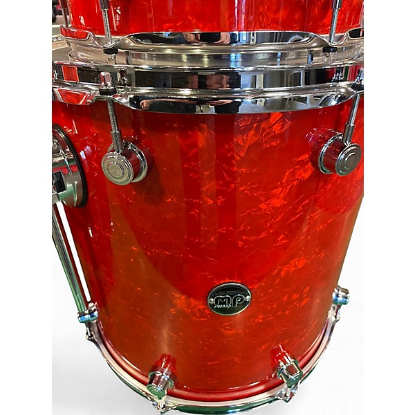Used DW 4 Piece Performance Series Red Ice Drum Kit