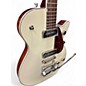 Used Gretsch Guitars G5230T Two-Tone Vintage White Solid Body Electric Guitar
