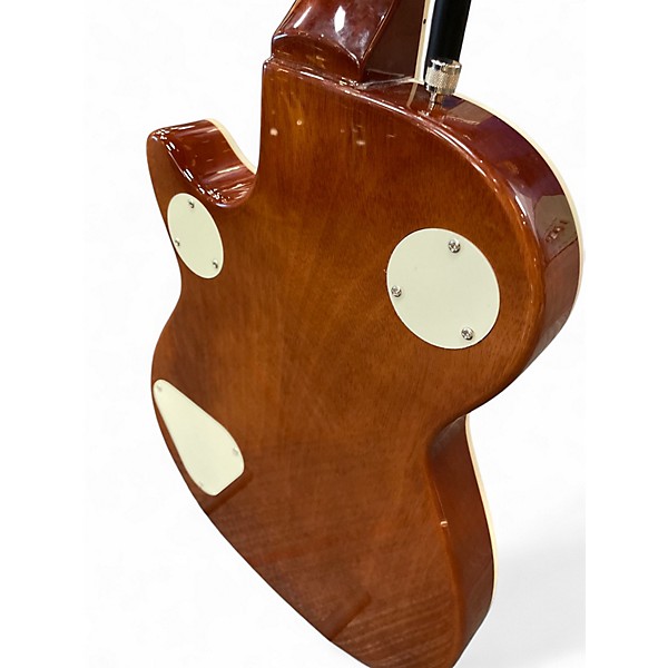 Used Gretsch Guitars G5230T Two-Tone Vintage White Solid Body Electric Guitar