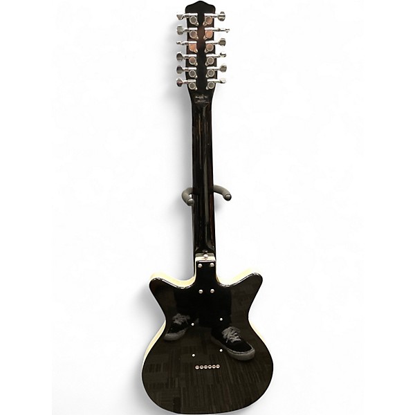 Used Danelectro 12 STRING Black Solid Body Electric Guitar
