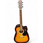 Used Fender FA-25CE 2 Color Sunburst Acoustic Guitar thumbnail