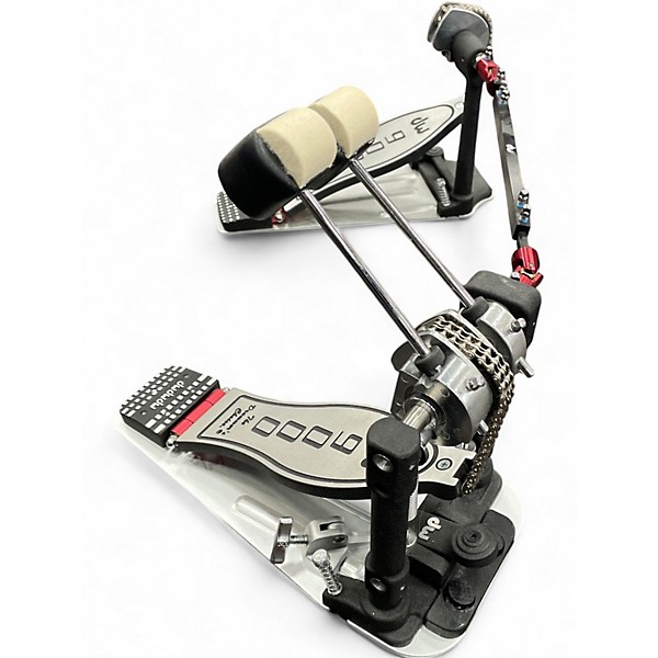 Used DW 9000 Series Double Double Bass Drum Pedal