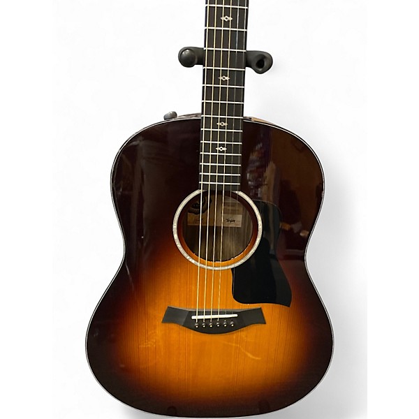 Used Taylor 50th Anniversary 217e-SB Plus LTD 2 Tone Sunburst Acoustic Guitar