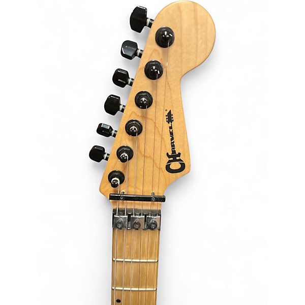 Used 2021 Charvel Pro-Mod DK24 HSS FR M Poplar PURPLE SUNSET Solid Body Electric Guitar