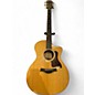 Used Taylor 214CE Deluxe Natural Acoustic Electric Guitar thumbnail