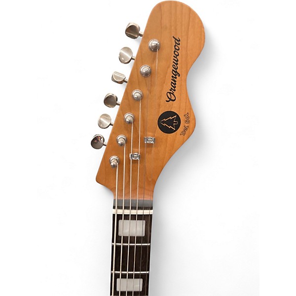 Used Orangewood Del Sol Baritone Black Solid Body Electric Guitar