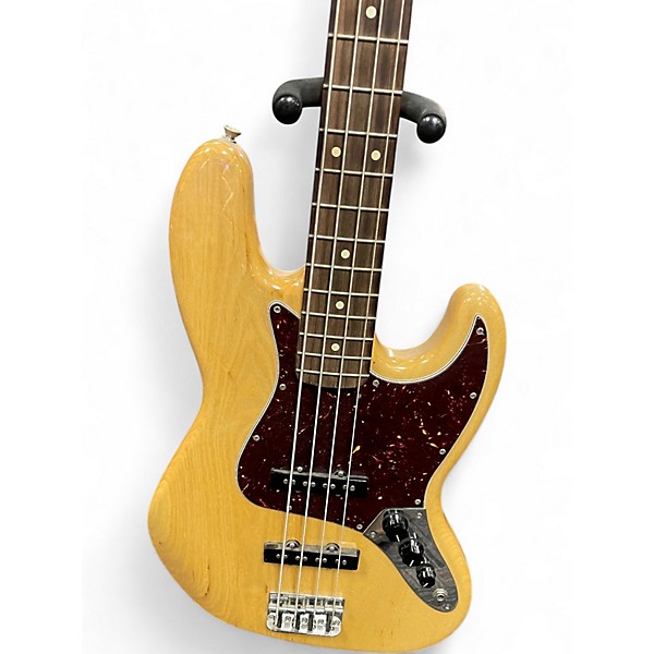 Used Fender FSR Deluxe Jazz Bass natural Electric Bass Guitar