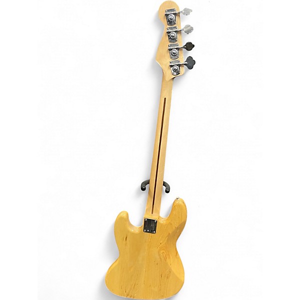 Used Fender FSR Deluxe Jazz Bass natural Electric Bass Guitar