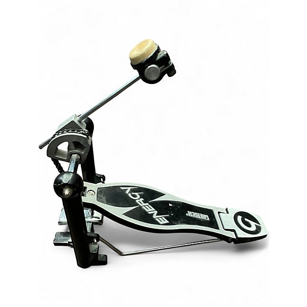 Used Gretsch Drums Large ENERGY KICK PEDAL Black and Silver Drum