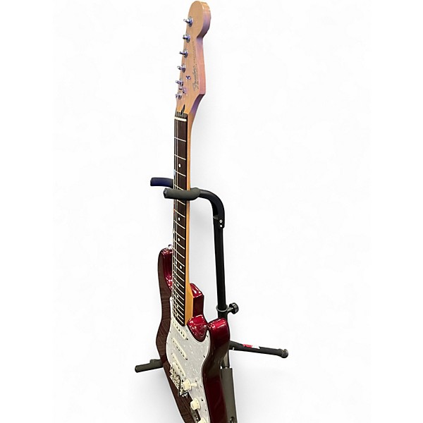 Used Fender Standard Stratocaster Candy Apple Red Solid Body Electric Guitar