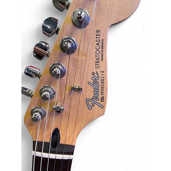 Used Fender Standard Stratocaster Candy Apple Red Solid Body Electric Guitar