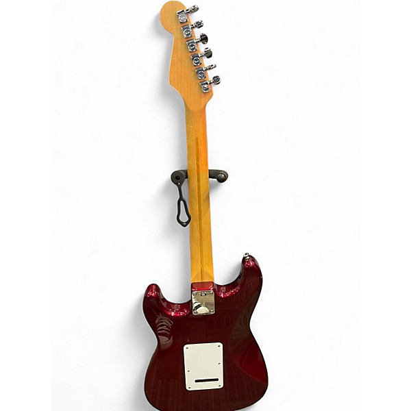 Used Fender Standard Stratocaster Candy Apple Red Solid Body Electric Guitar
