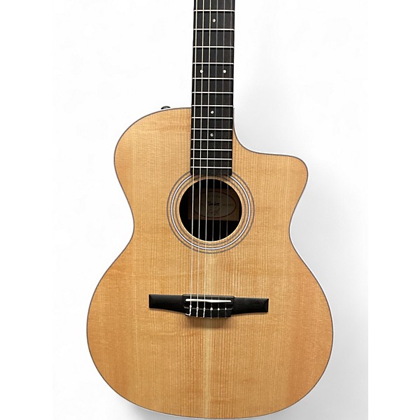 Used Taylor 214CEN Natural Classical Acoustic Electric Guitar