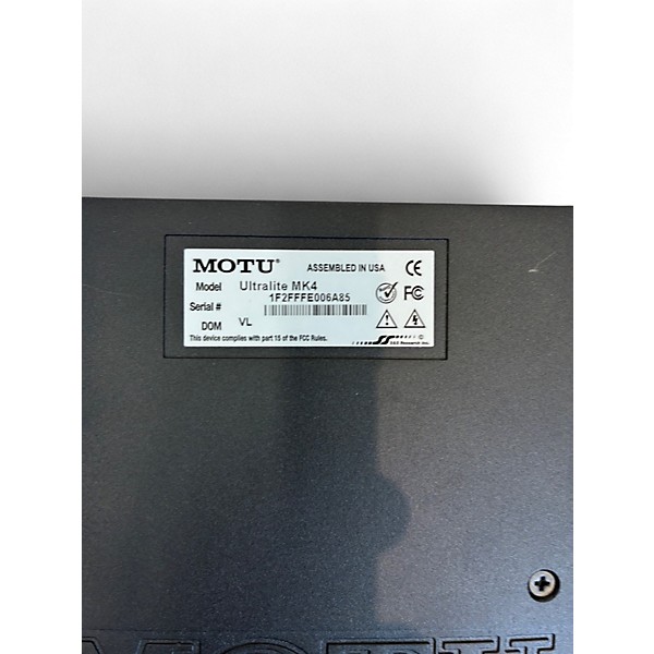 Used MOTU ultralite mk4 Audio Interface