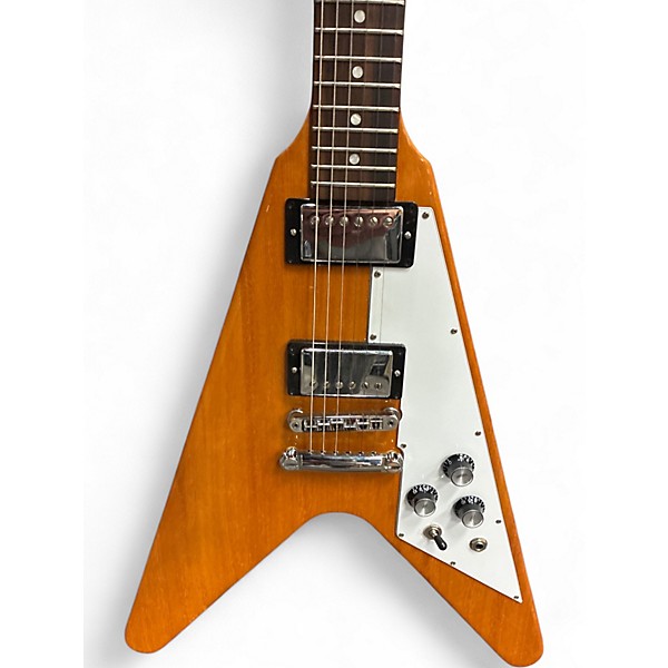Used 2022 Gibson Flying V Natural Solid Body Electric Guitar