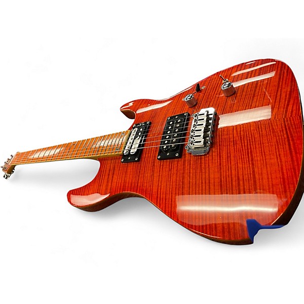 Used Brownsville USA101 Trans Amber Solid Body Electric Guitar