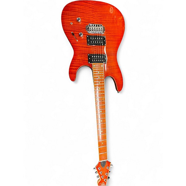 Used Brownsville USA101 Trans Amber Solid Body Electric Guitar