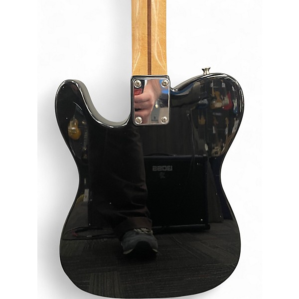Used 1980s Fender MIJ Telecaster Black Solid Body Electric Guitar