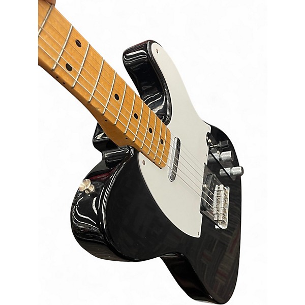 Used 1980s Fender MIJ Telecaster Black Solid Body Electric Guitar